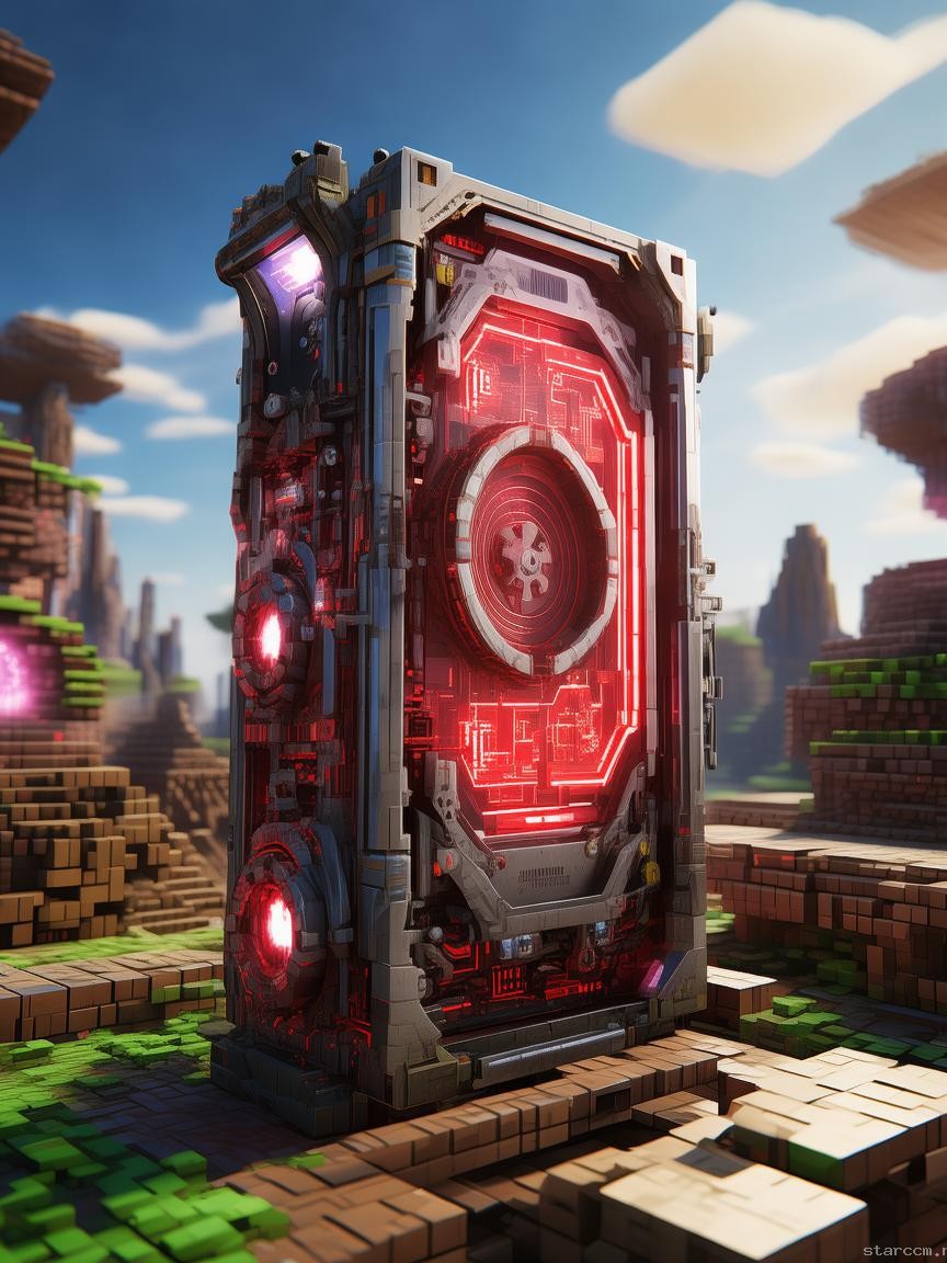 在Minecraft中構建未來：創意實現紅石機械硬盤