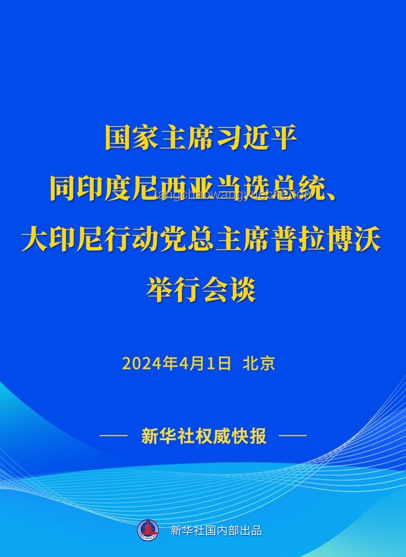 印尼總統發言感謝中國：深化友誼，共謀發展