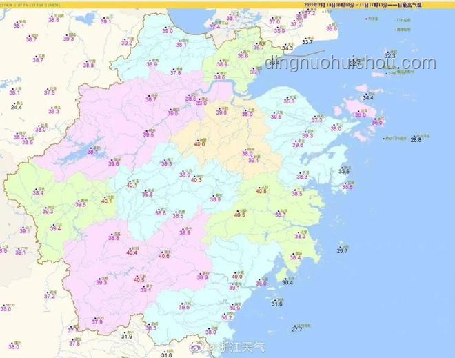 40℃高溫與浙江當(dāng)前天氣對比分析