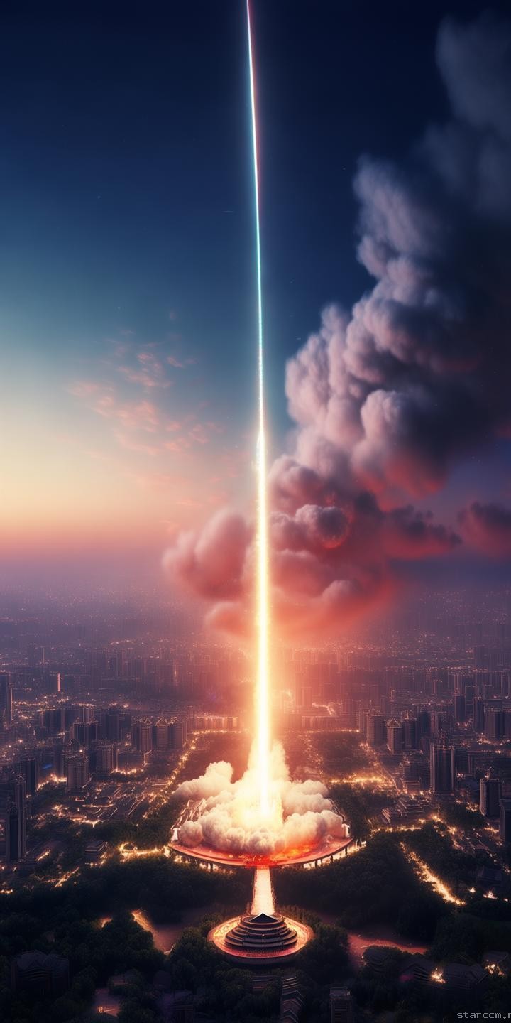 西安UFO謎團解開：火箭發射尾跡成未來觀測熱點