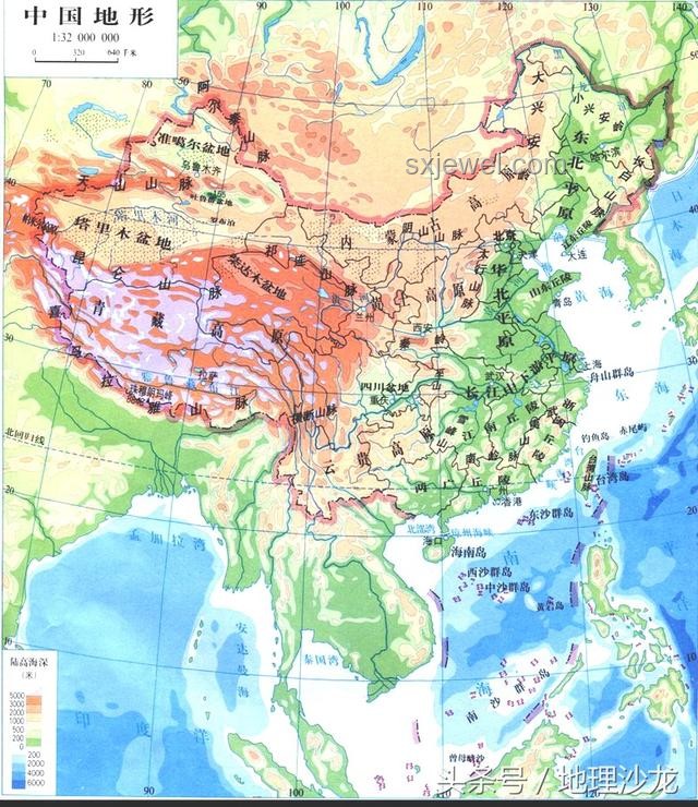 中國山地與全球坡度地圖對比解析