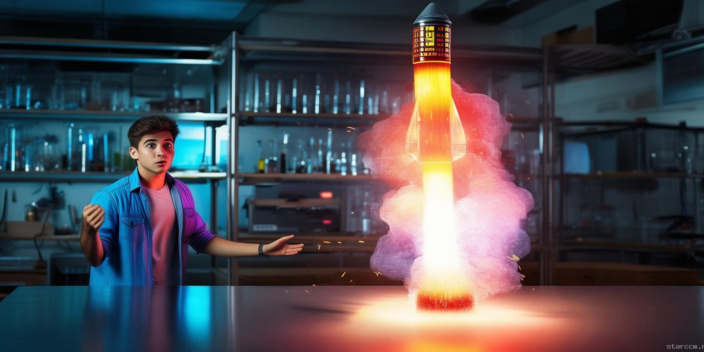 小伙意外觸發鋰電池“火箭”效應，揭秘背后的科學奇跡