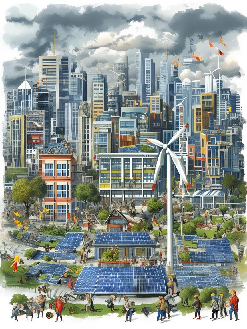 北風呼呼下的城市能源轉型案例研究