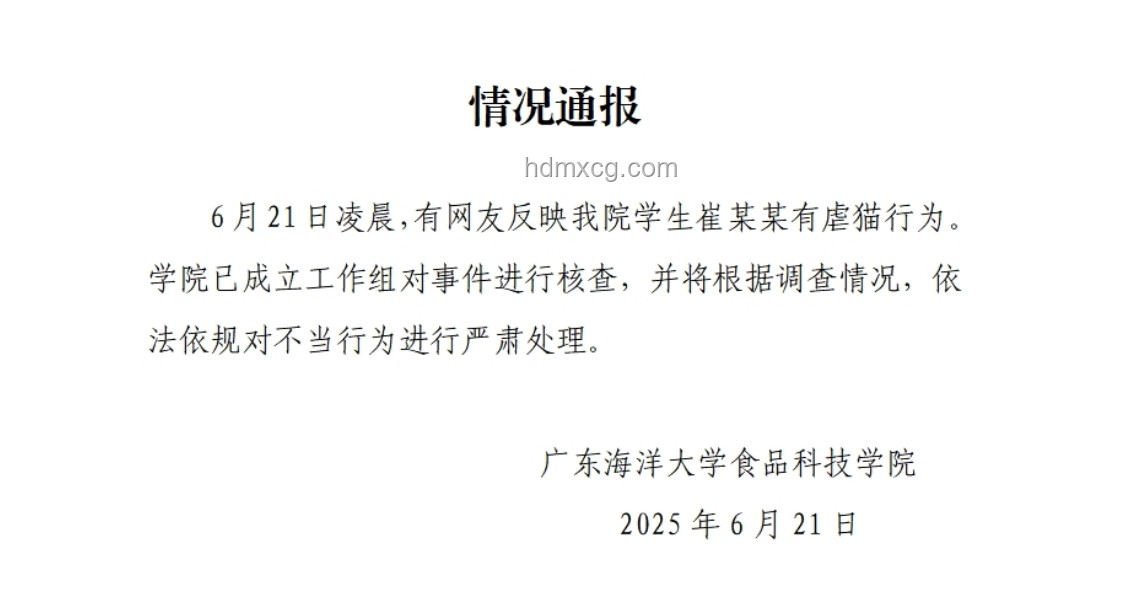大學生虐貓事件處理與行業反思