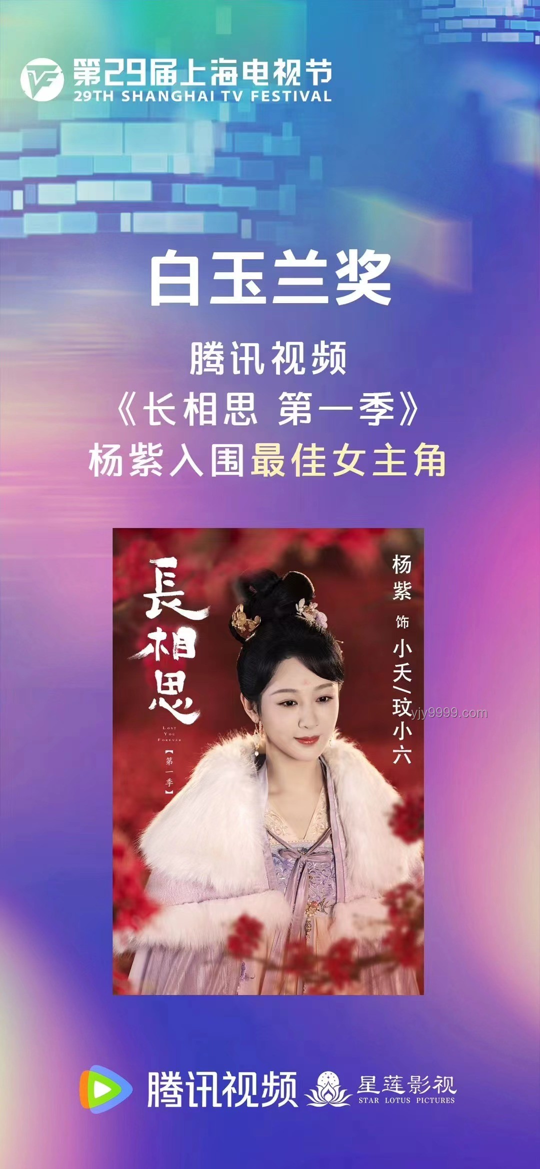楊紫三次陪跑白玉蘭：演技與獎項的錯位分析