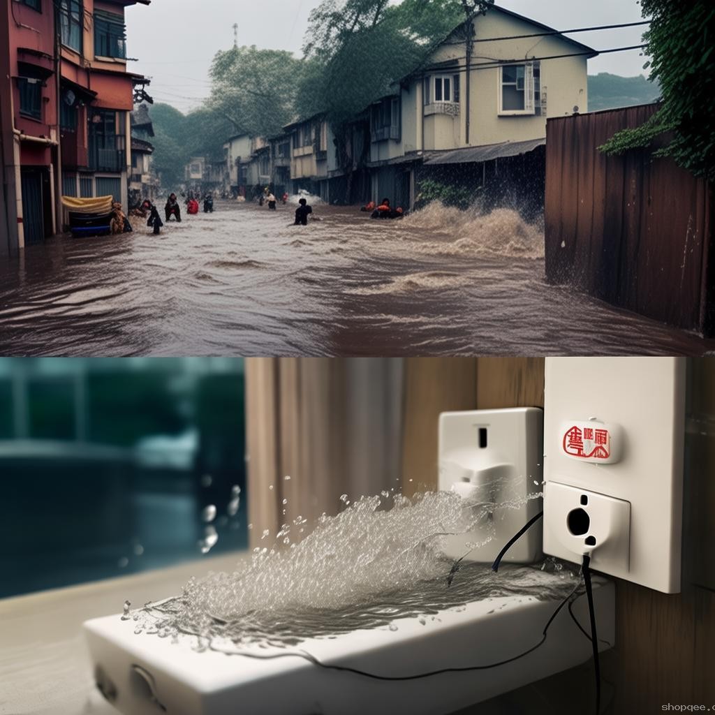 成都暴雨災害對比：家中插座出水與常規防水措施