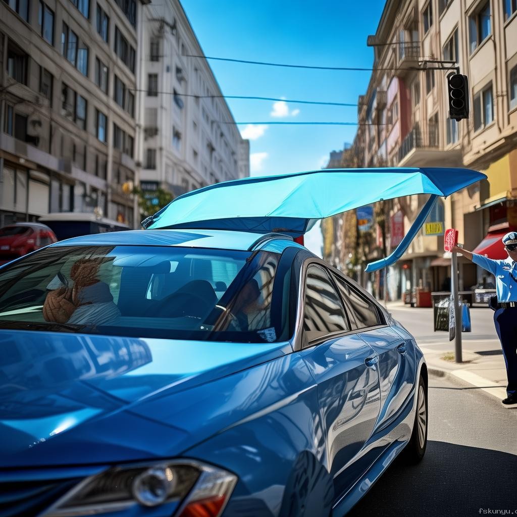 車輛避曬式等紅燈？交警提醒：這是違法行為！