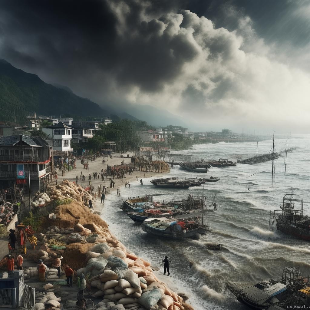 臺風“丹娜絲”向福建沿海靠近的防御方案