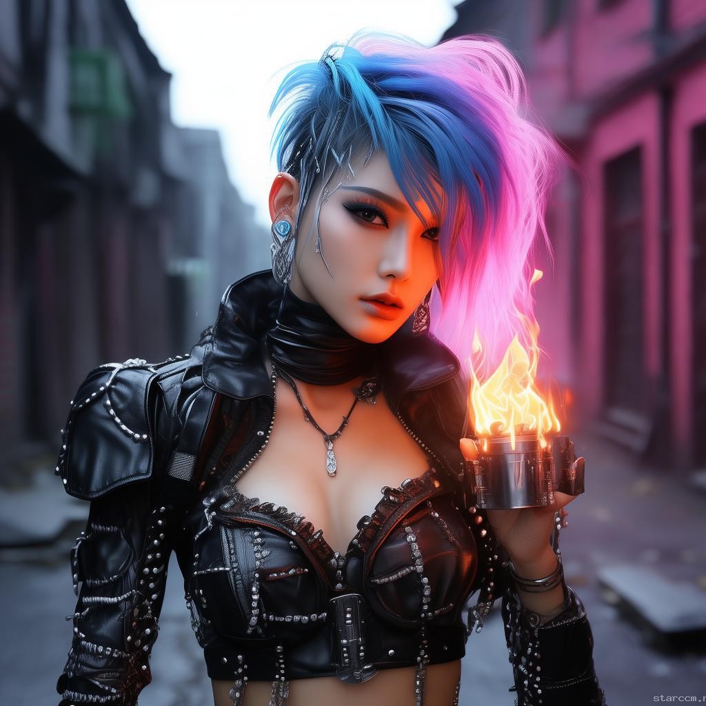 鞠婧祎打火機惡女變裝指南：打造炫酷造型