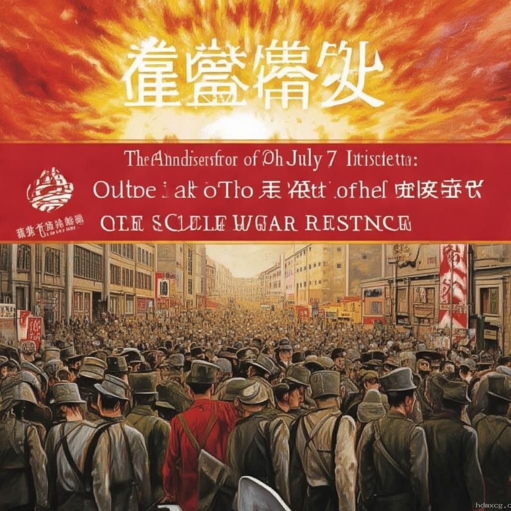 七七事變88年案例研究：全面抗戰(zhàn)的爆發(fā)與影響