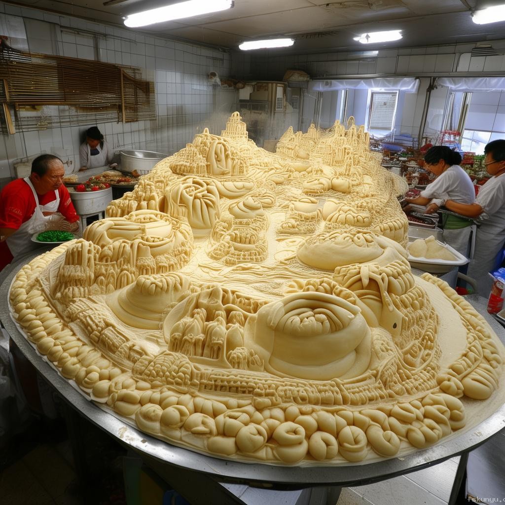 如何在48小時內創作清明上河圖饅頭巨作