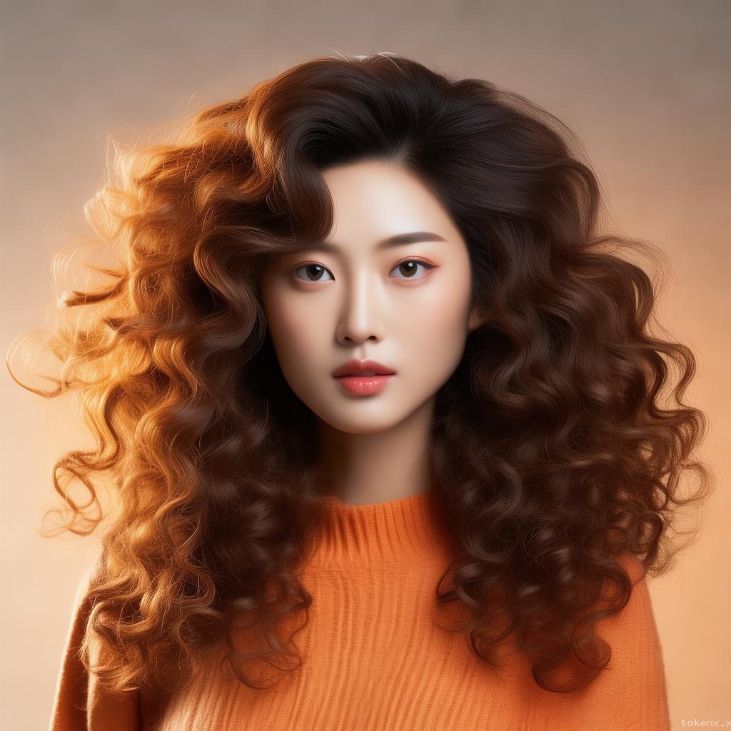 燙了羊毛卷的馬思純，造型變革引領美顏回歸