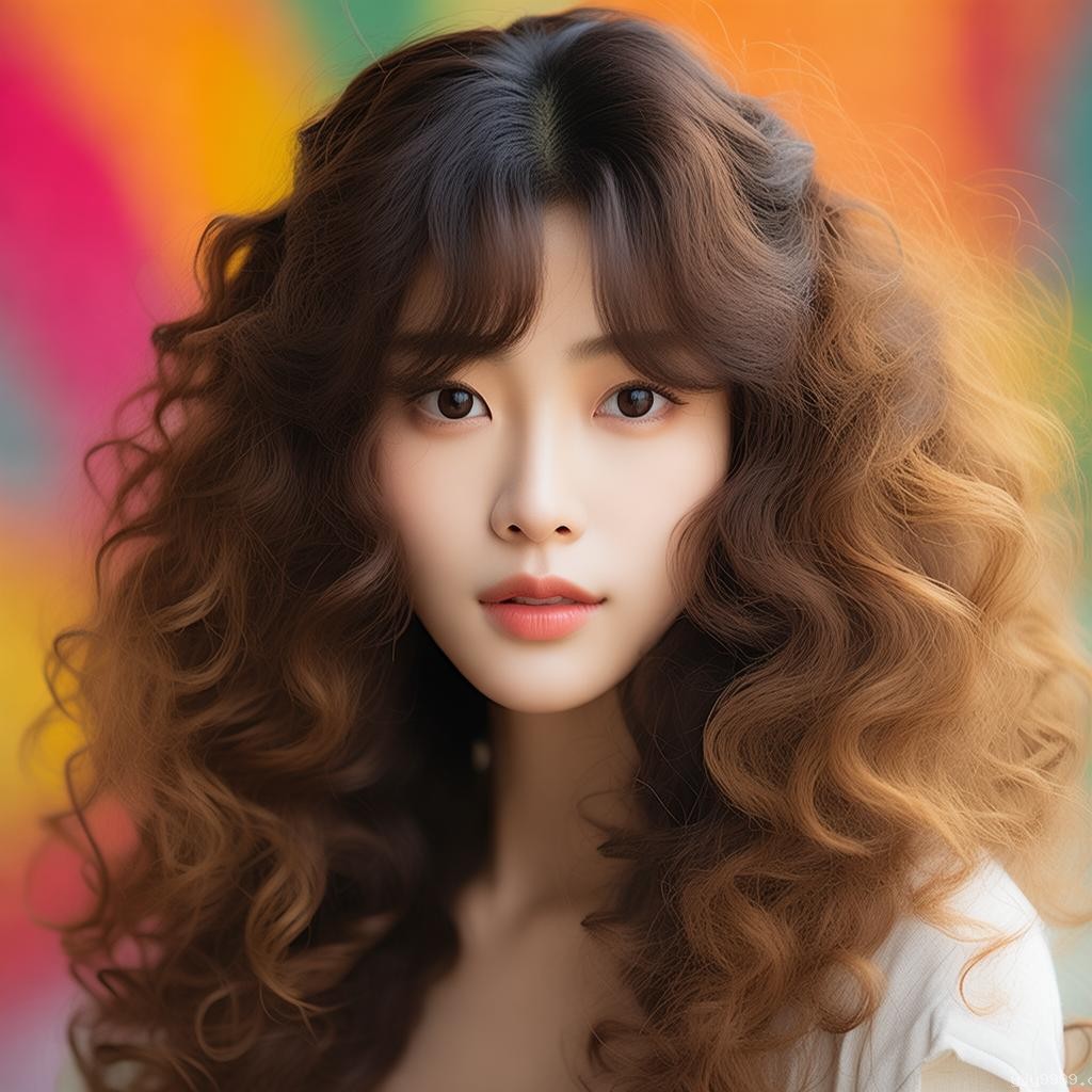 燙了羊毛卷的馬思純，顏值是否重回37歲巔峰期？
