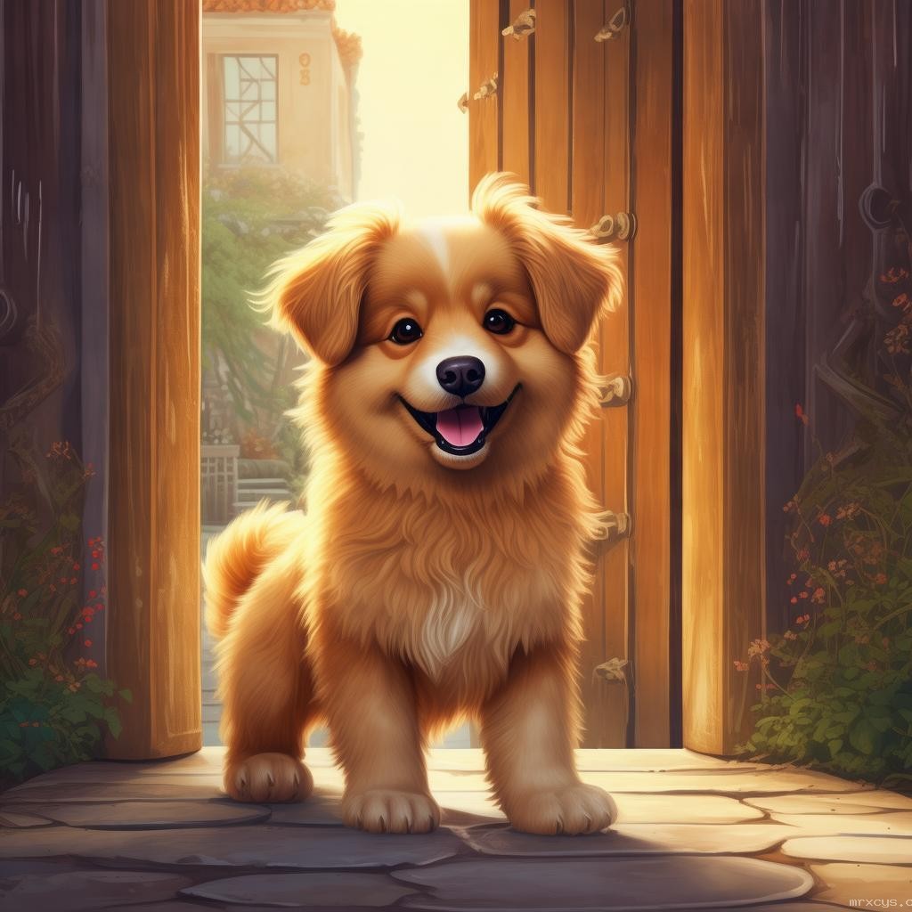 金毛李墩墩開門技能揭秘：寵物智能行為探索