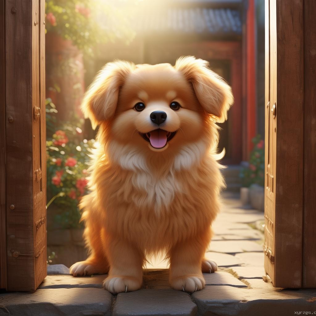 金毛李墩墩開門技能揭秘：寵物智能行為探索