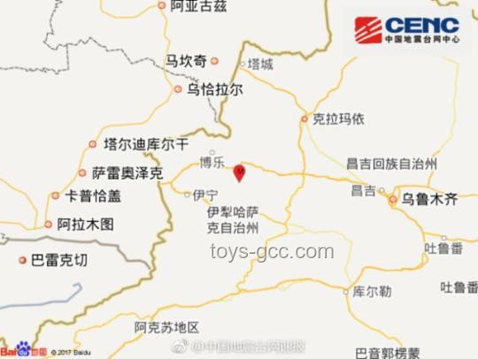 新疆博爾塔拉州精河縣4.3級地震詳解