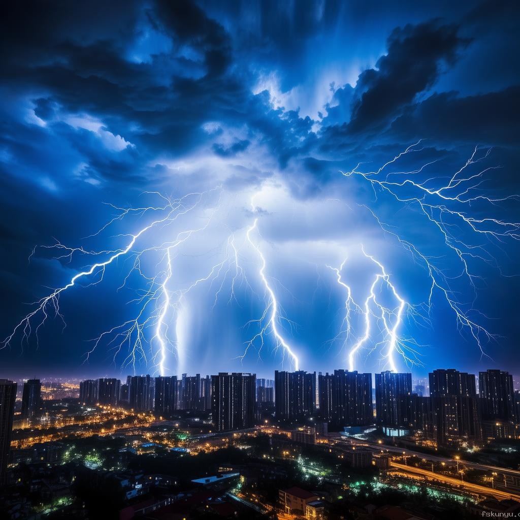 大連一夜閃電7694次：高頻率雷電現(xiàn)象解析及其影響