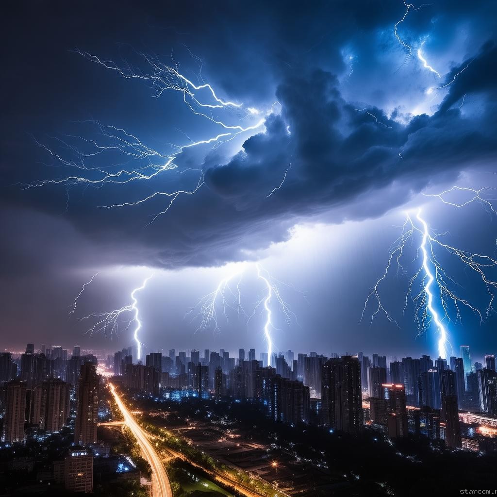 大連一夜閃電7694次：高頻雷電現象解析與影響應對